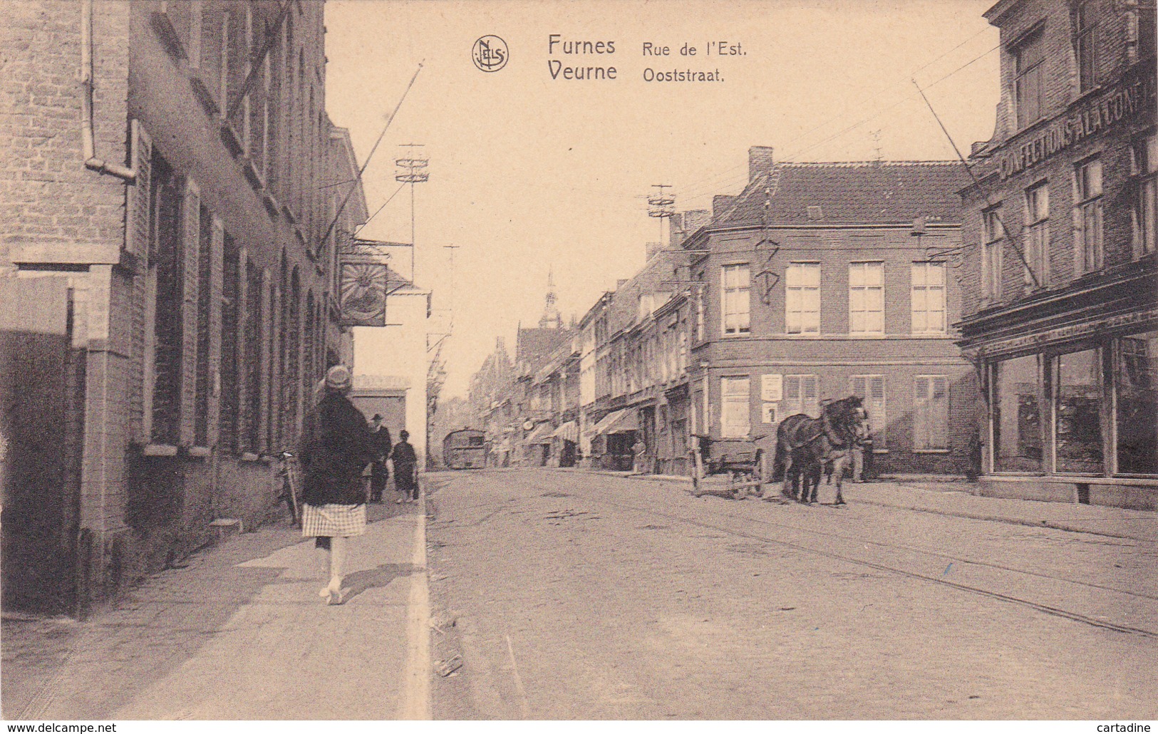 Furnes / Veurne - Rue De L'Est / Ooststraat - Nels - Veurne