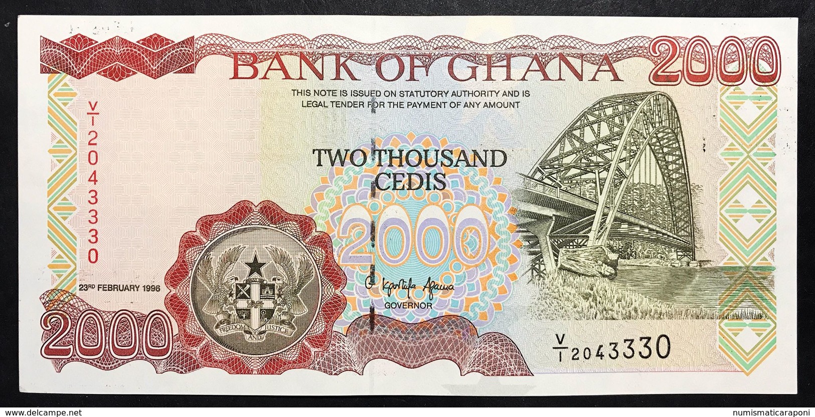 GHANA 2000 CEDIS 1996 Fds  LOTTO 706 - Ghana