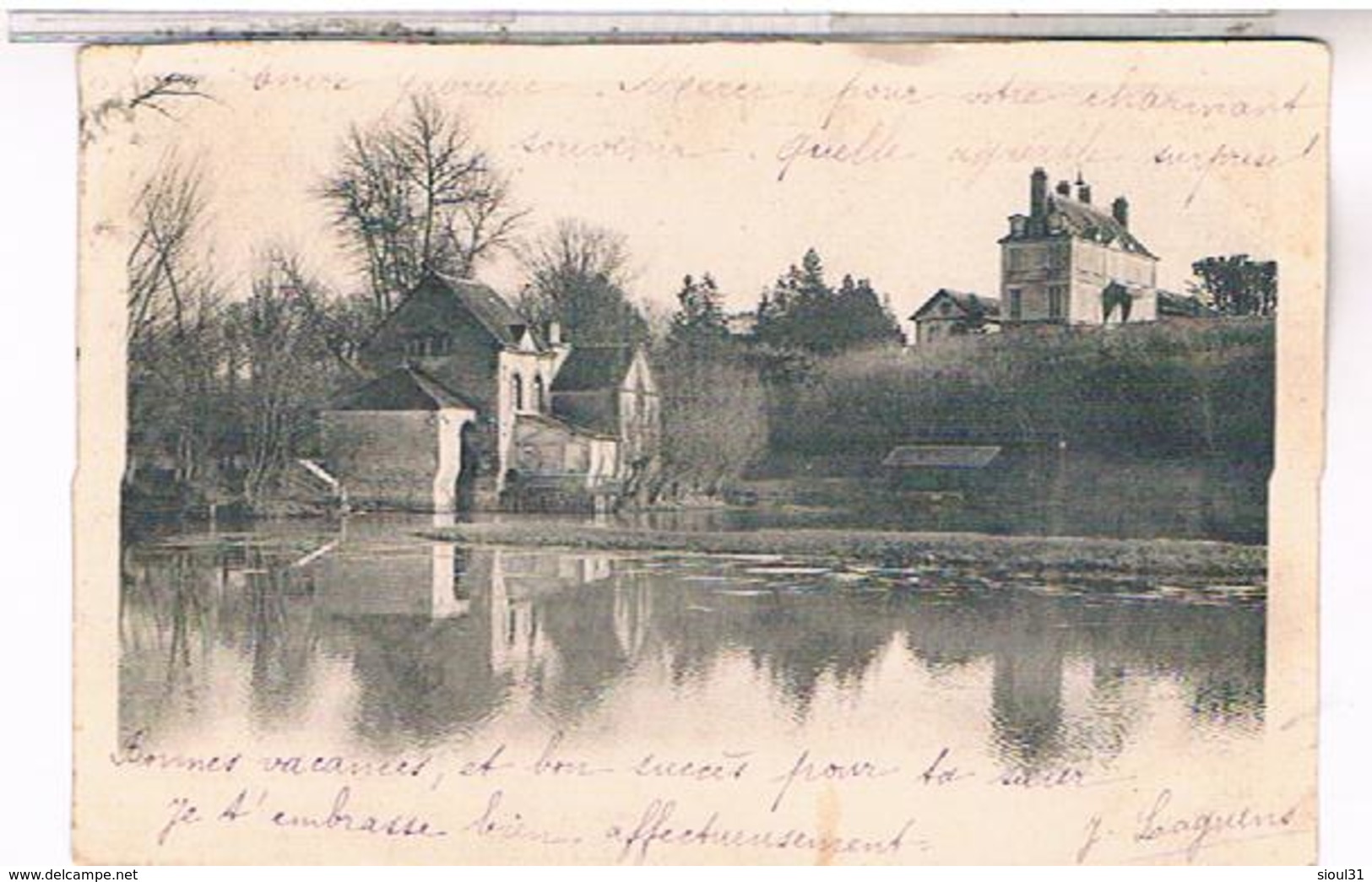 Moulin  A Olivet    45 Loiretpostee De Clignancourt 1903 OU?  ID24 - Other & Unclassified