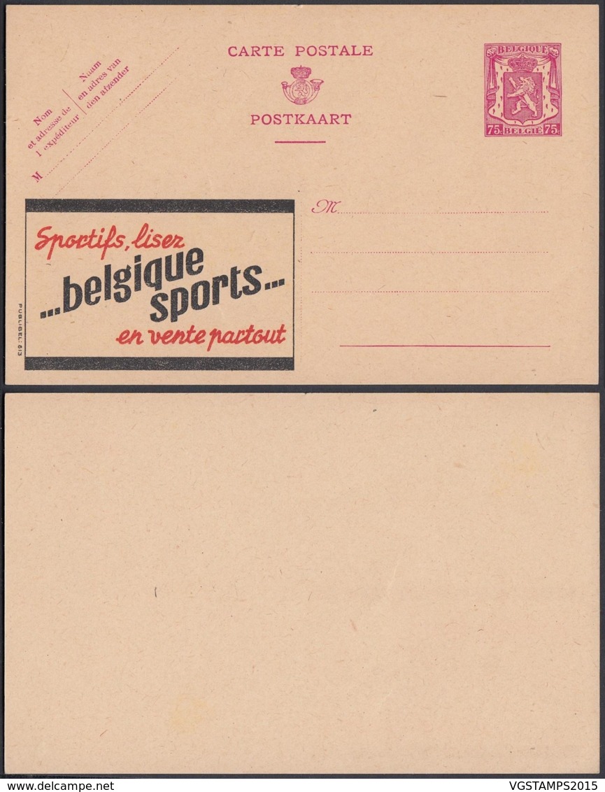 Publibel 613 - 75c - Thématique Sports (DD) DC3633 - Werbepostkarten