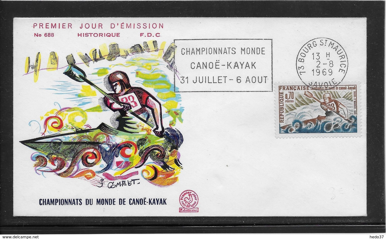 Thème Jeux Olympiques - Sports - Canoë - Document - Canoe