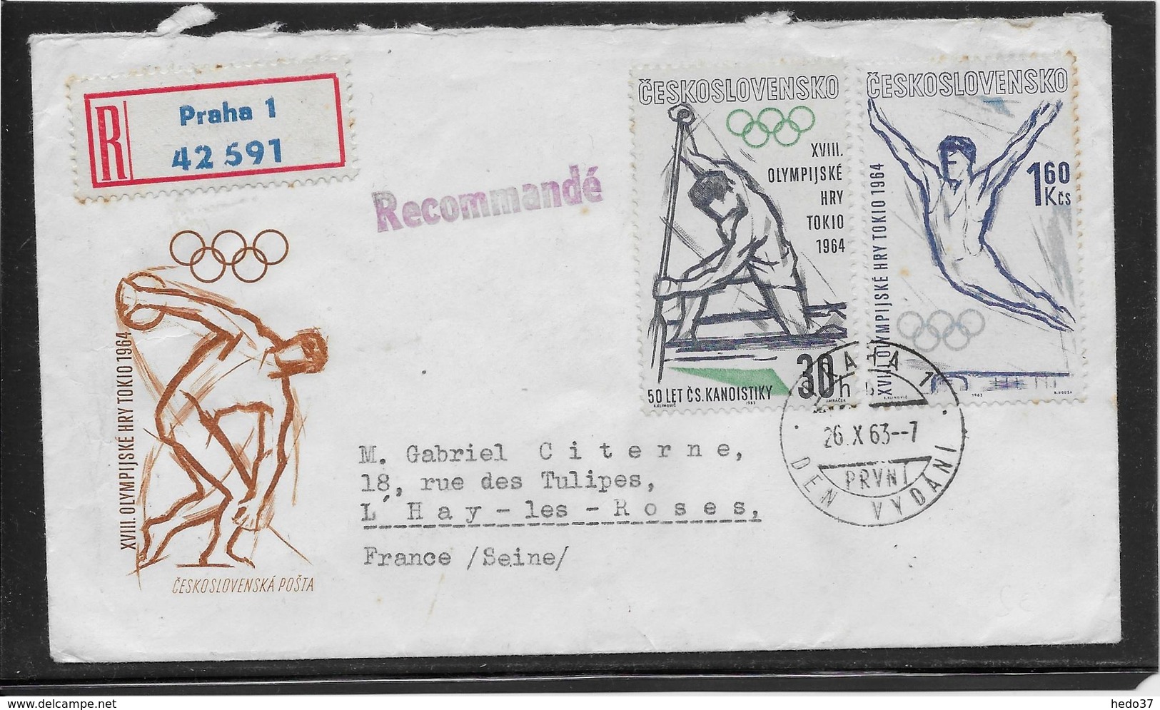 Thème Jeux Olympiques - Sports - Canoë - Document - Canoa