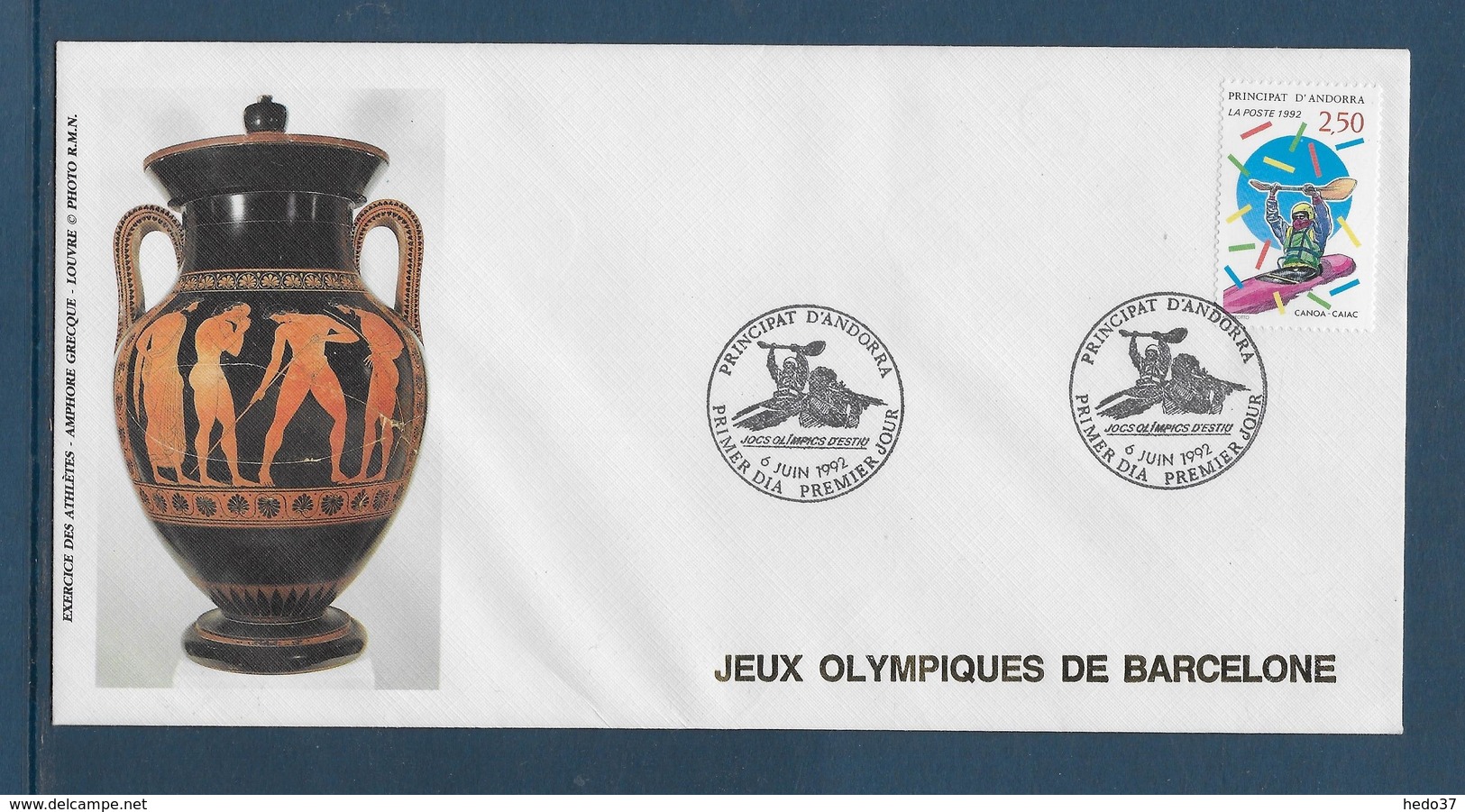 Thème Jeux Olympiques - Sports - Canoë - Document - Canoa