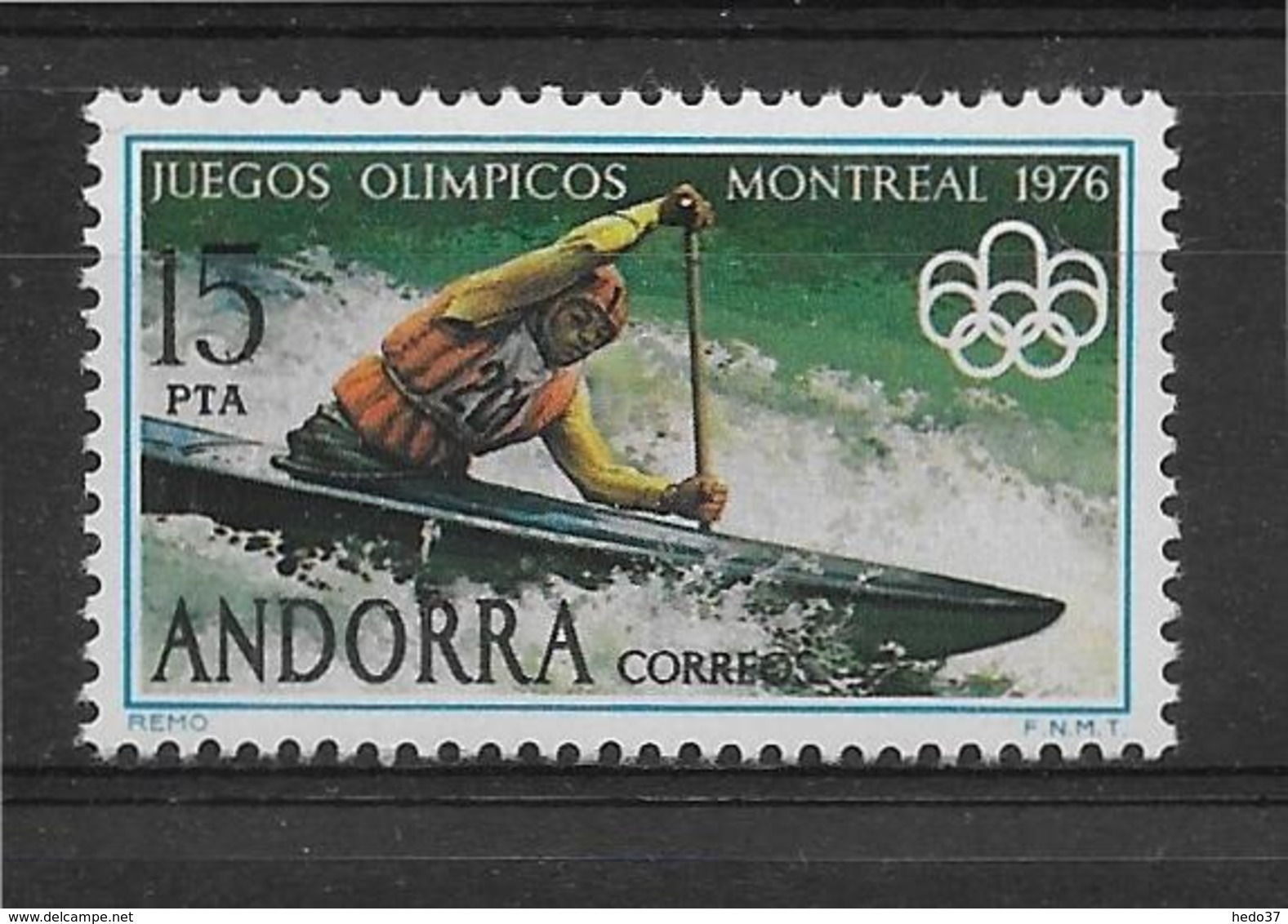 Thème Jeux Olympiques - Sports - Canoë - Timbre Neuf ** - Canoe