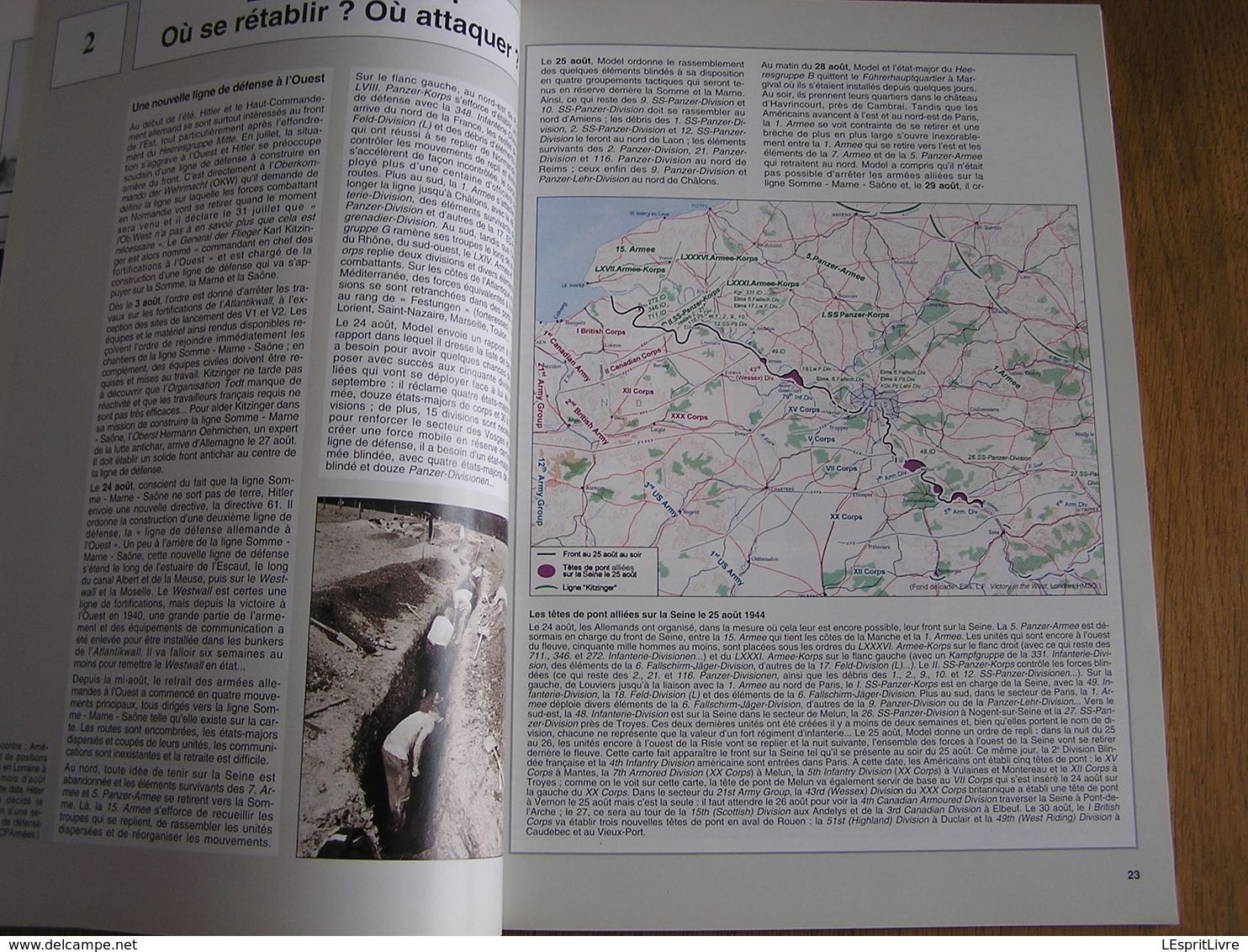 HISTORICA Hors Série N° 61 Guerre 40 45 De la Seine à la Somme Blitzkrieg de Montgomery Vernon Amiens Beauvais France