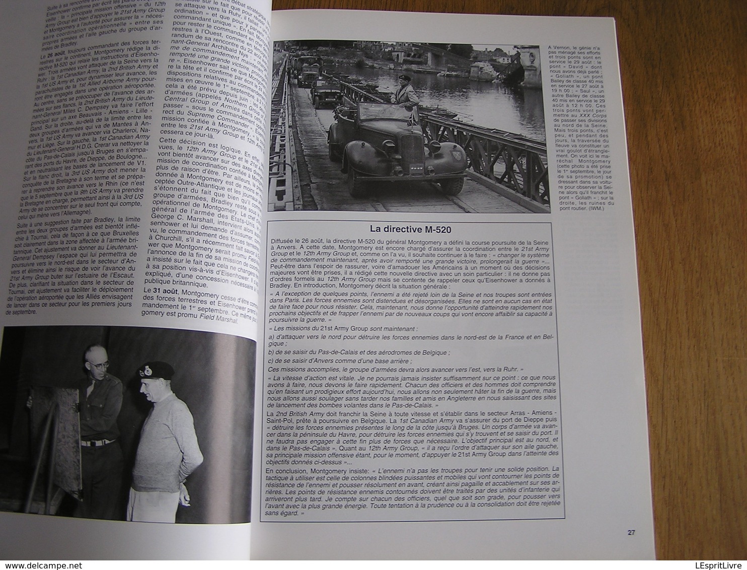 HISTORICA Hors Série N° 61 Guerre 40 45 De la Seine à la Somme Blitzkrieg de Montgomery Vernon Amiens Beauvais France