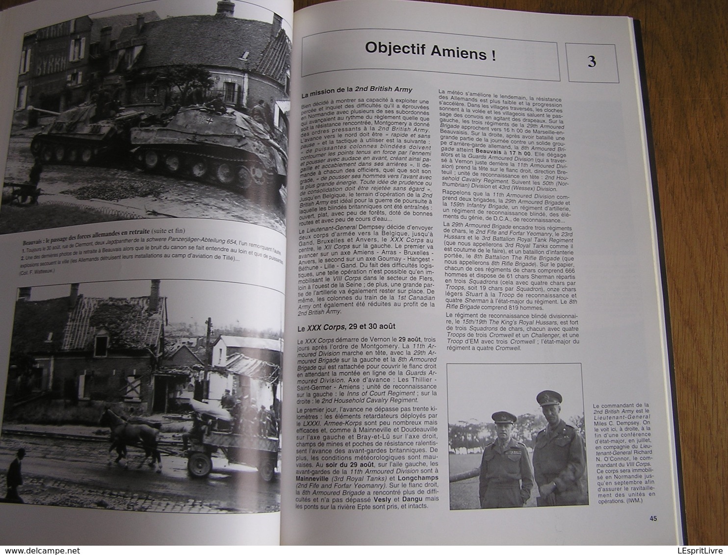 HISTORICA Hors Série N° 61 Guerre 40 45 De la Seine à la Somme Blitzkrieg de Montgomery Vernon Amiens Beauvais France