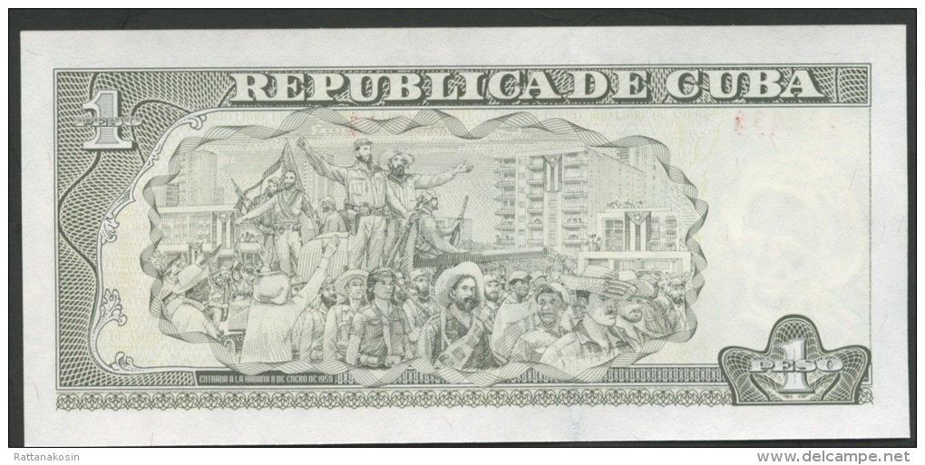 CUBA  P121g   1   PESO     2008     UNC. - Cuba