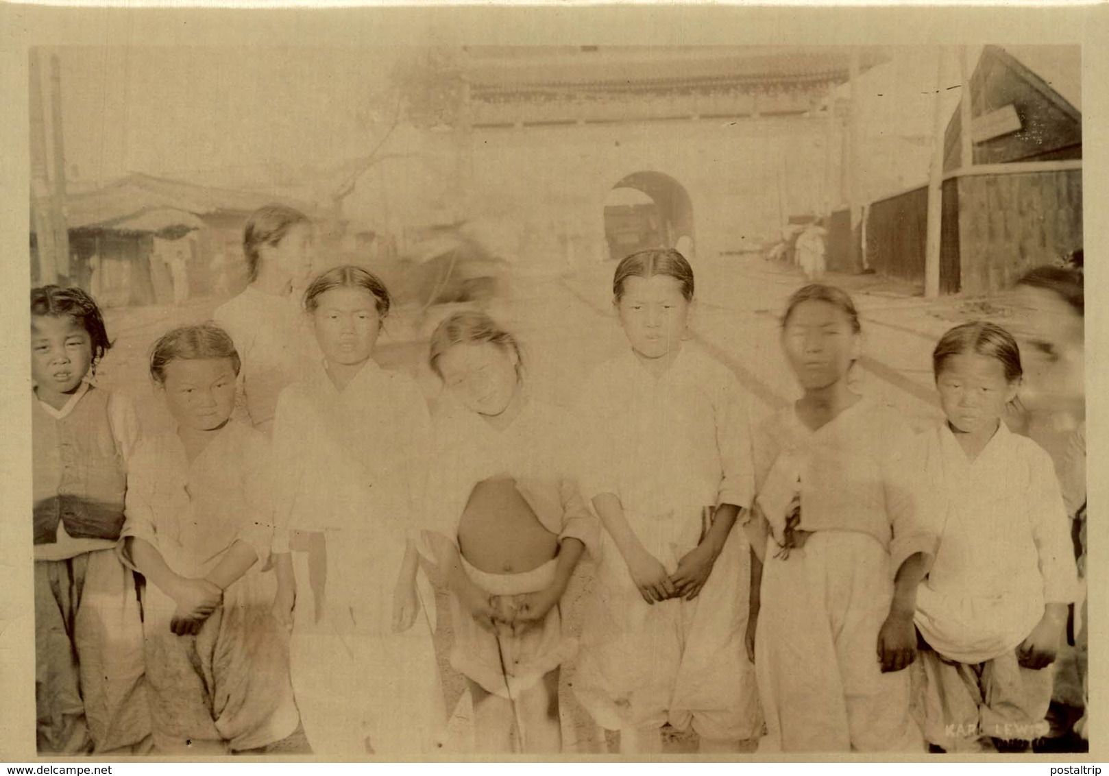 SEOUL Corea Del Sur COREA KOREA COREE EAST ASIA  16*11 CM Fonds Victor FORBIN 1864-1947 - Lugares