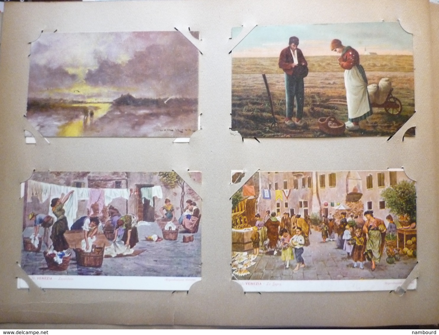 Album Ancien Contenant 389 Cartes Postales De Tableaux Célèbres - 100 - 499 Postales