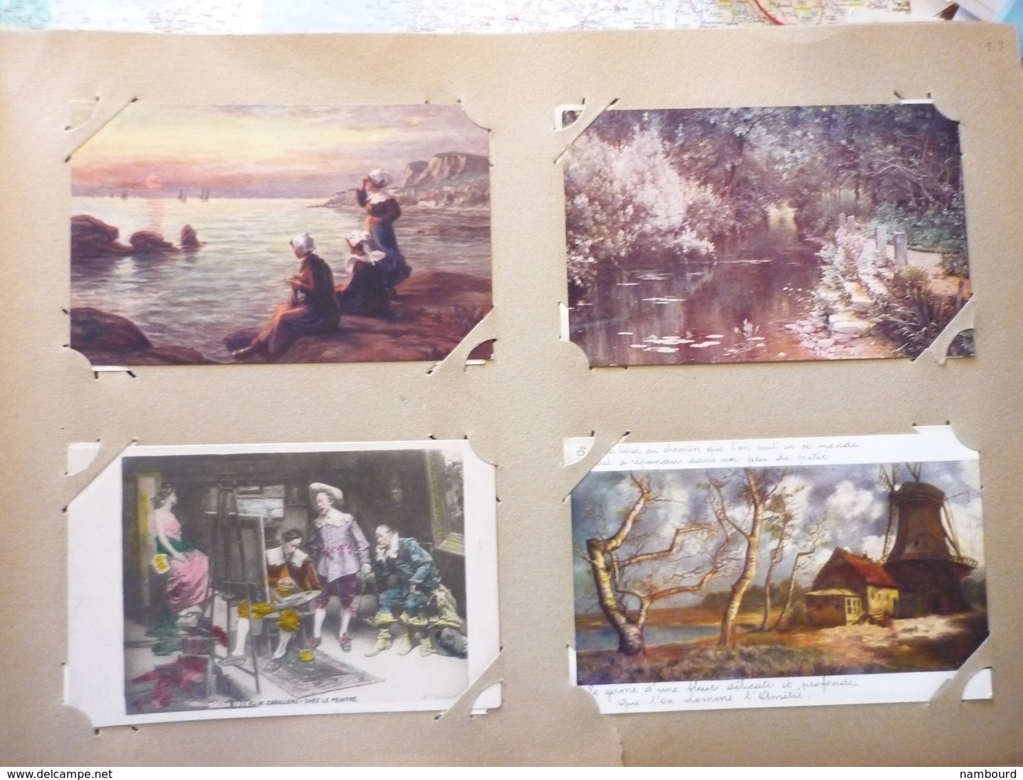 Album Ancien Contenant 389 Cartes Postales De Tableaux Célèbres - 100 - 499 Postales