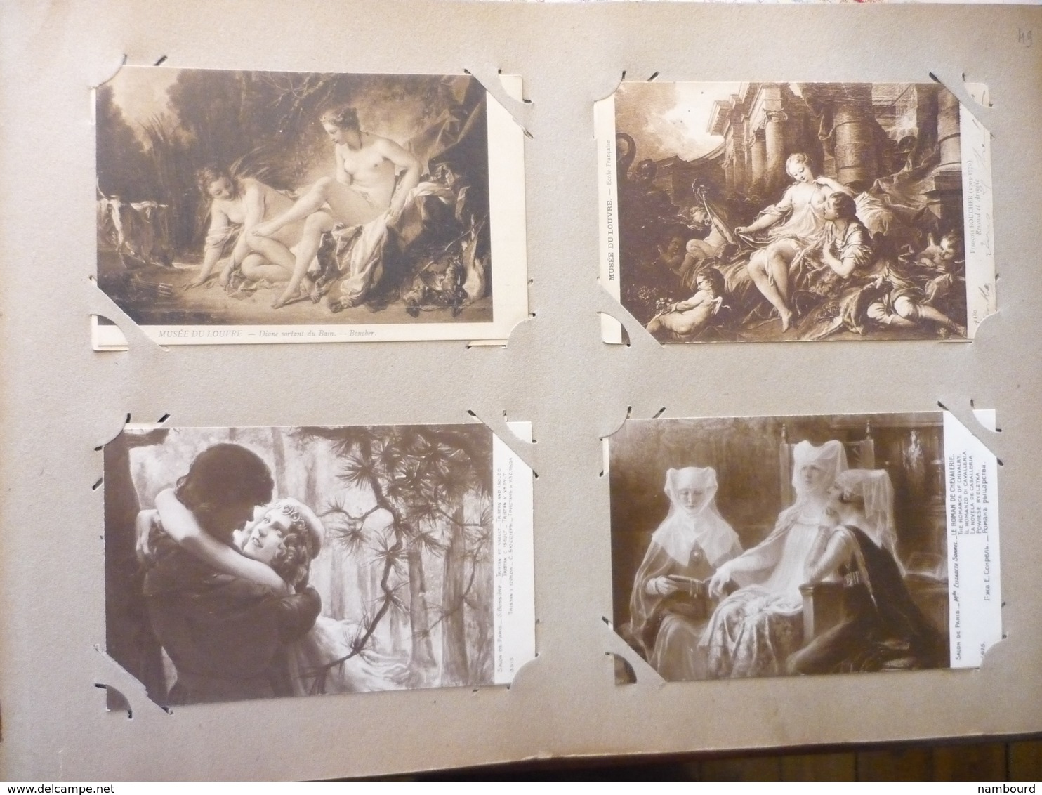 Album Ancien Contenant 389 Cartes Postales De Tableaux Célèbres - 100 - 499 Postales