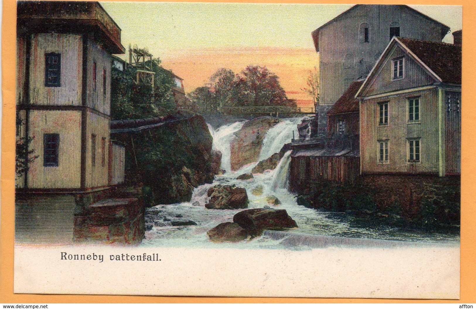 Ronneby Sweden 1900 Postcard - Sweden