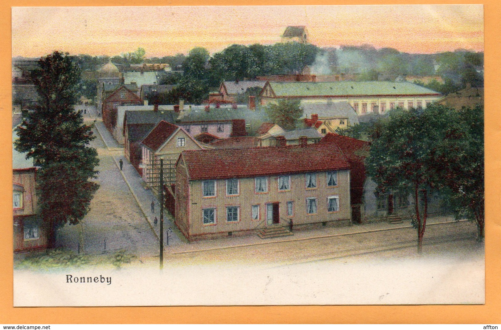 Ronneby Sweden 1900 Postcard - Sweden