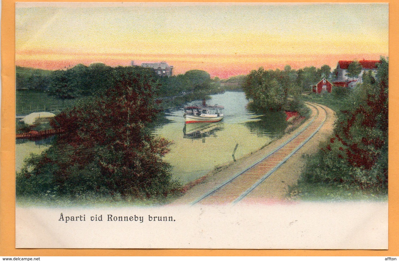 Ronneby Sweden 1900 Postcard - Sweden