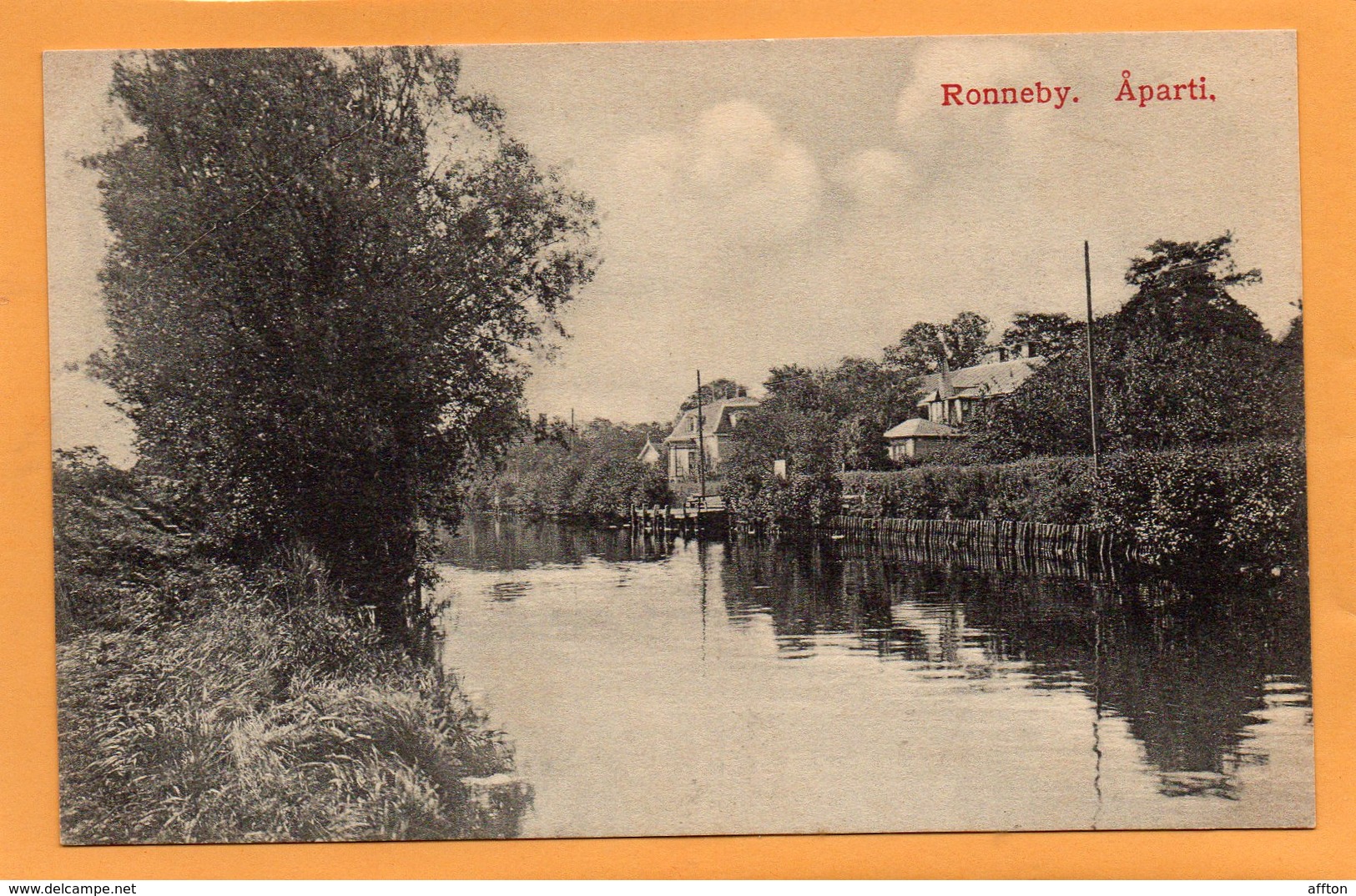 Ronneby Sweden 1907 Postcard - Sweden
