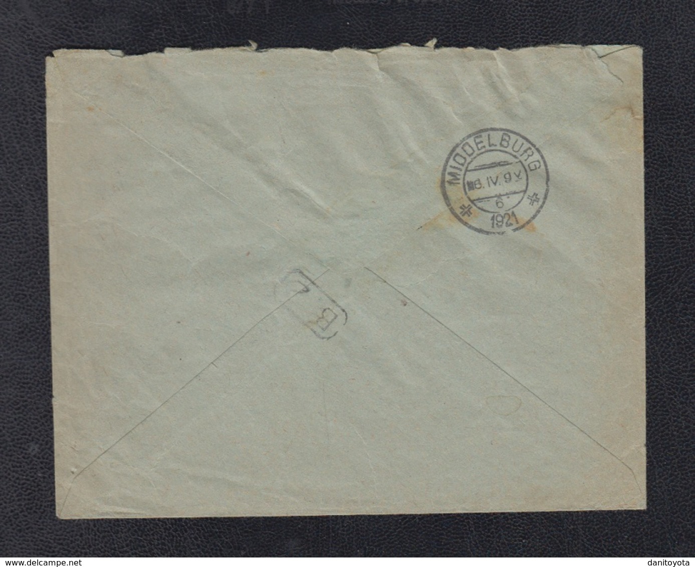 1921.- A MIDDELBURG (HOLANDA). - Cartas & Documentos