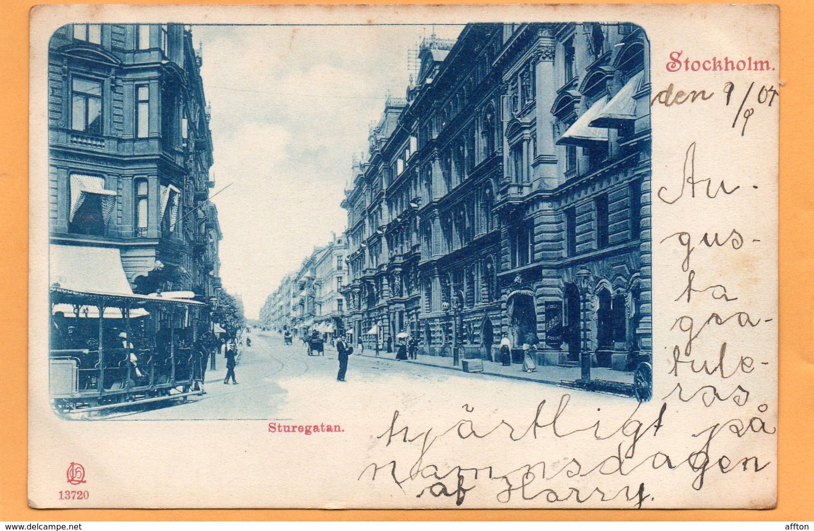 Stockholm Sweden 1900 Postcard - Sweden