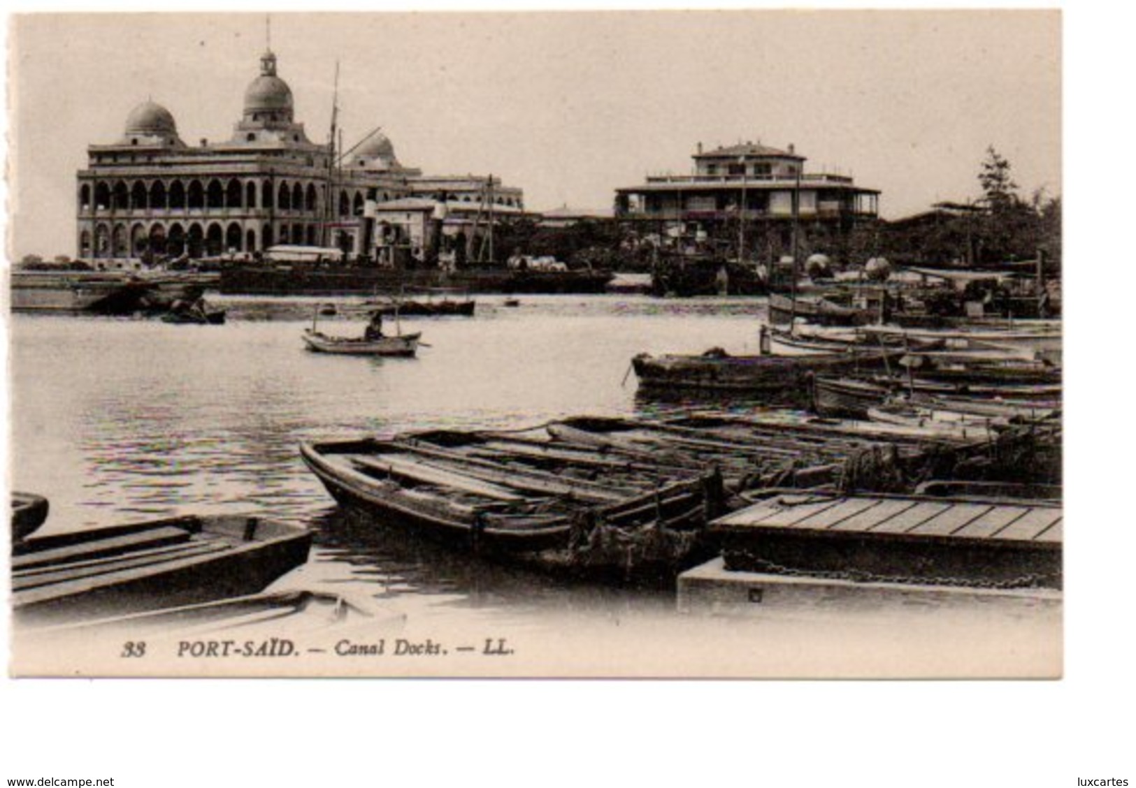 33. PORT SAÏD. CANAL DOCKS. / LL - Port Said