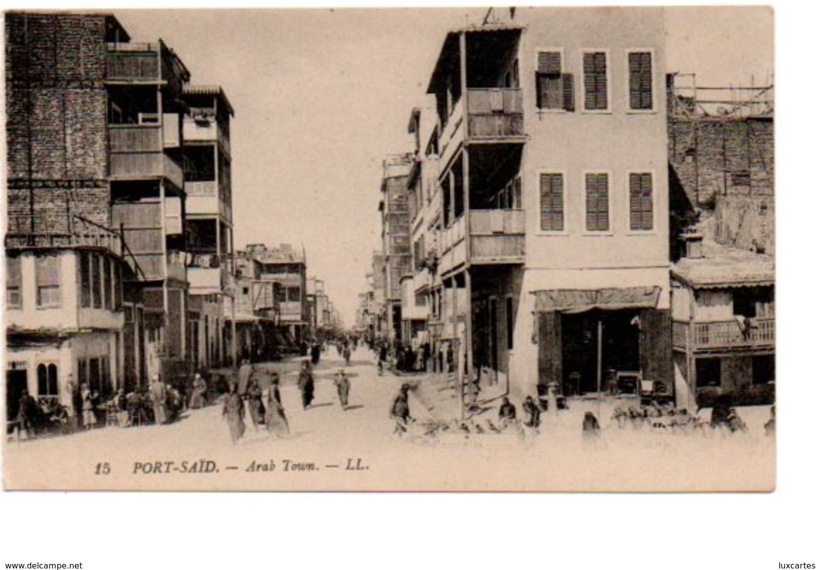 15. PORT SAÏD. ARAB TOWN. / LL - Port Said