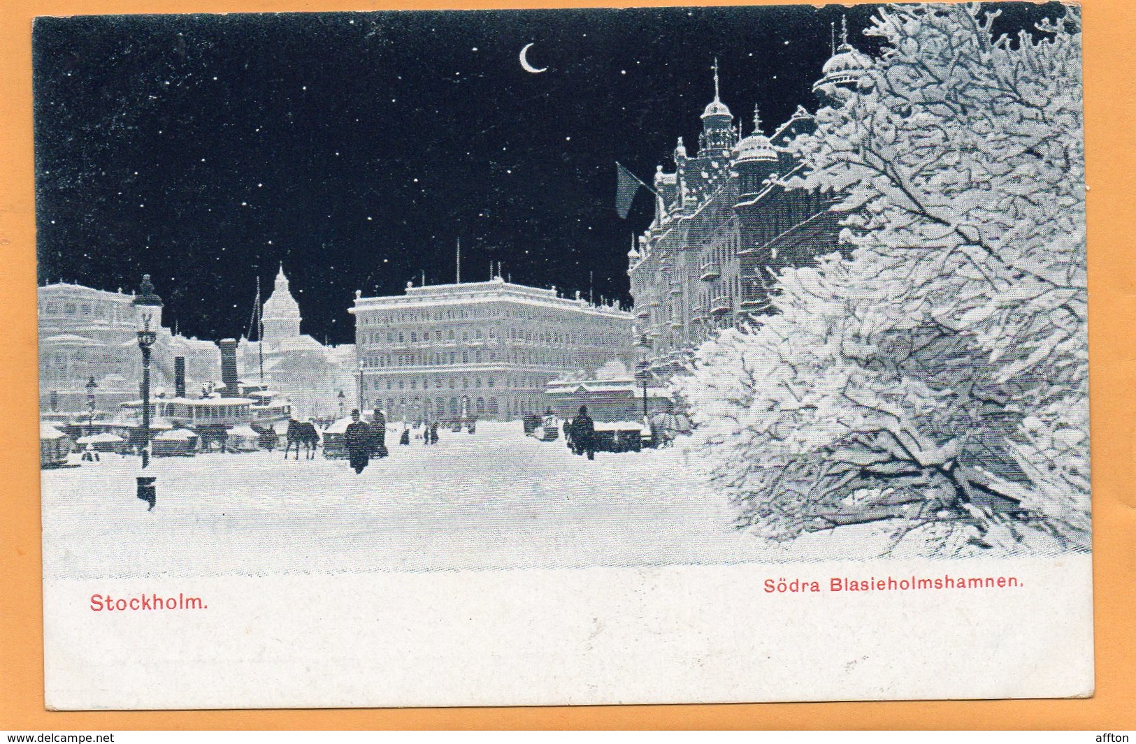 Stockholm Sweden 1900 Postcard - Sweden