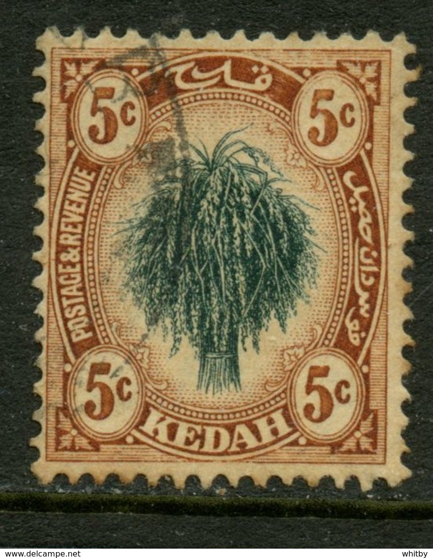 1912 Kedah 5 Cent  Sheaf Of Rice Issue #8 - Kedah