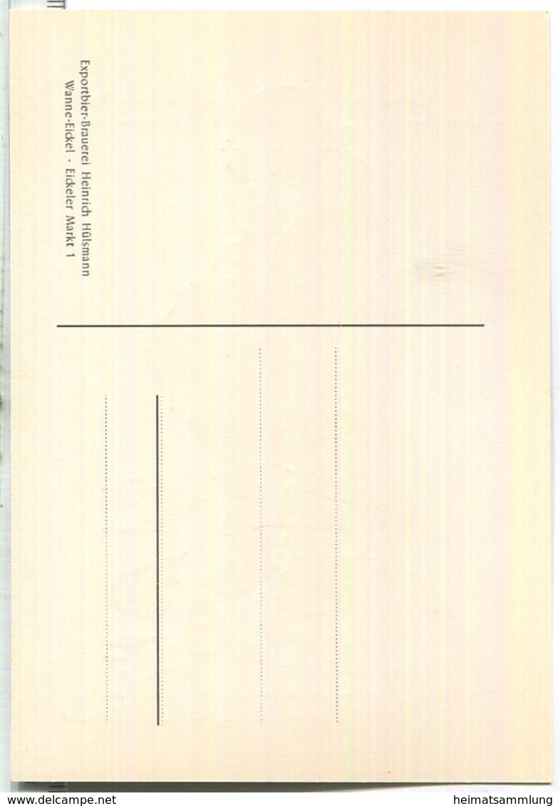 Hülsmann-Bier - Signiert Ludwig Hohlwein München - Das War - AK-Grossformat Um 1950 - Hohlwein, Ludwig