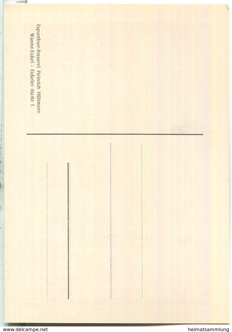 Hülsmann-Bier - Signiert Ludwig Hohlwein München - Immer Wieder - AK-Grossformat Um 1950 - Hohlwein, Ludwig
