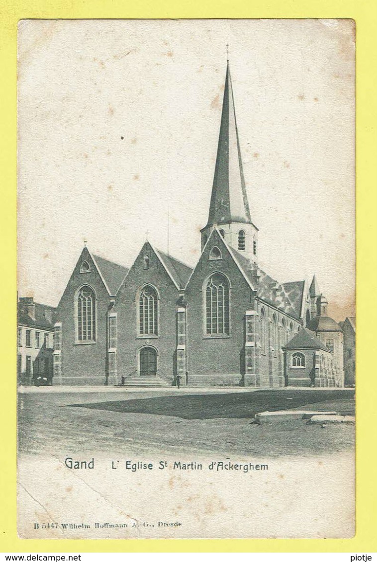 * Gent - Gand (Oost Vlaanderen) * (B 5447 Wilhelm Hoffmann Dresde) église Saint Martin D'Ackerghem, Church, Kerk, TOP - Gent