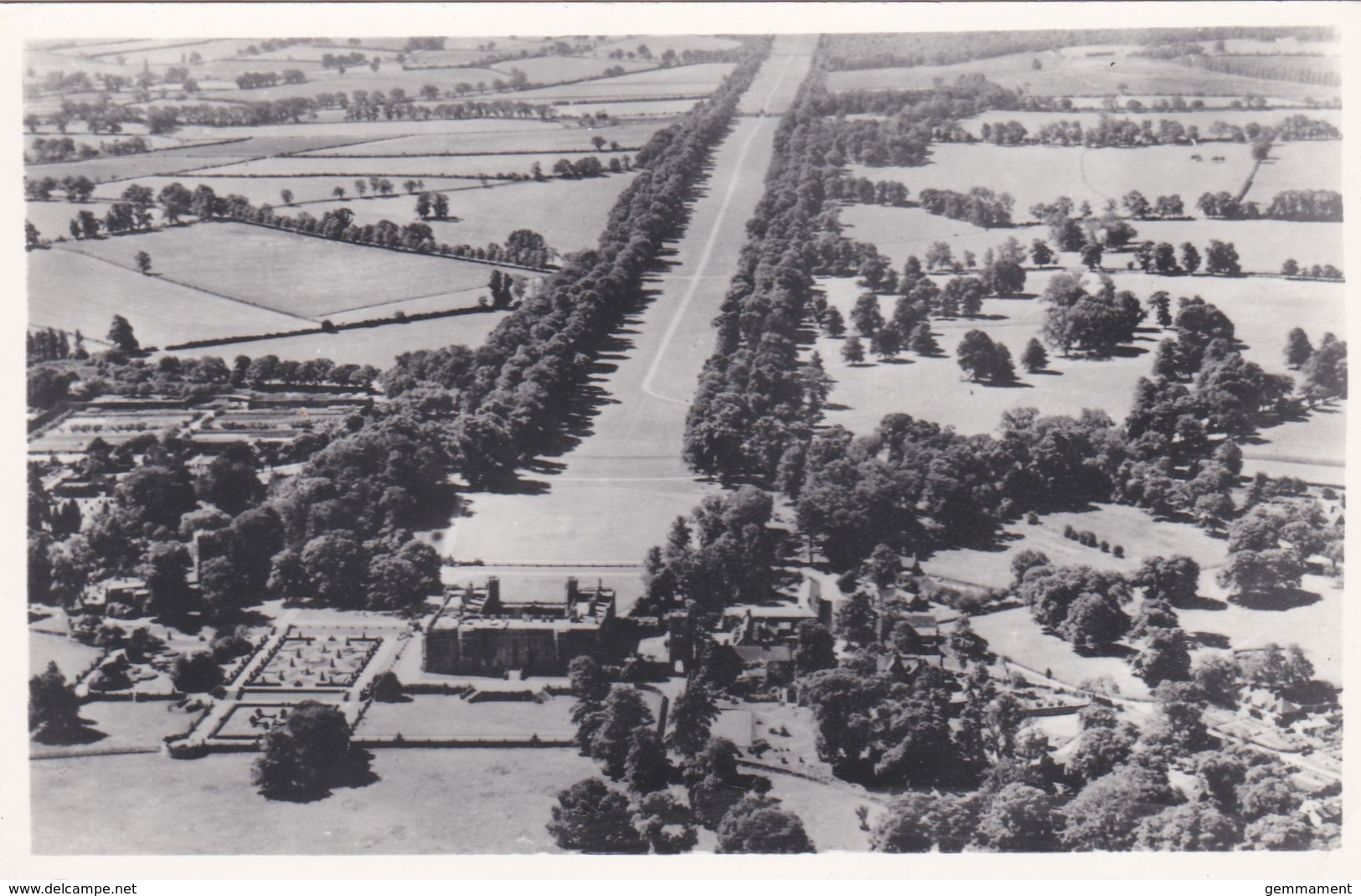 CASTLE ASHBY. AERIAL VIEW - Northamptonshire