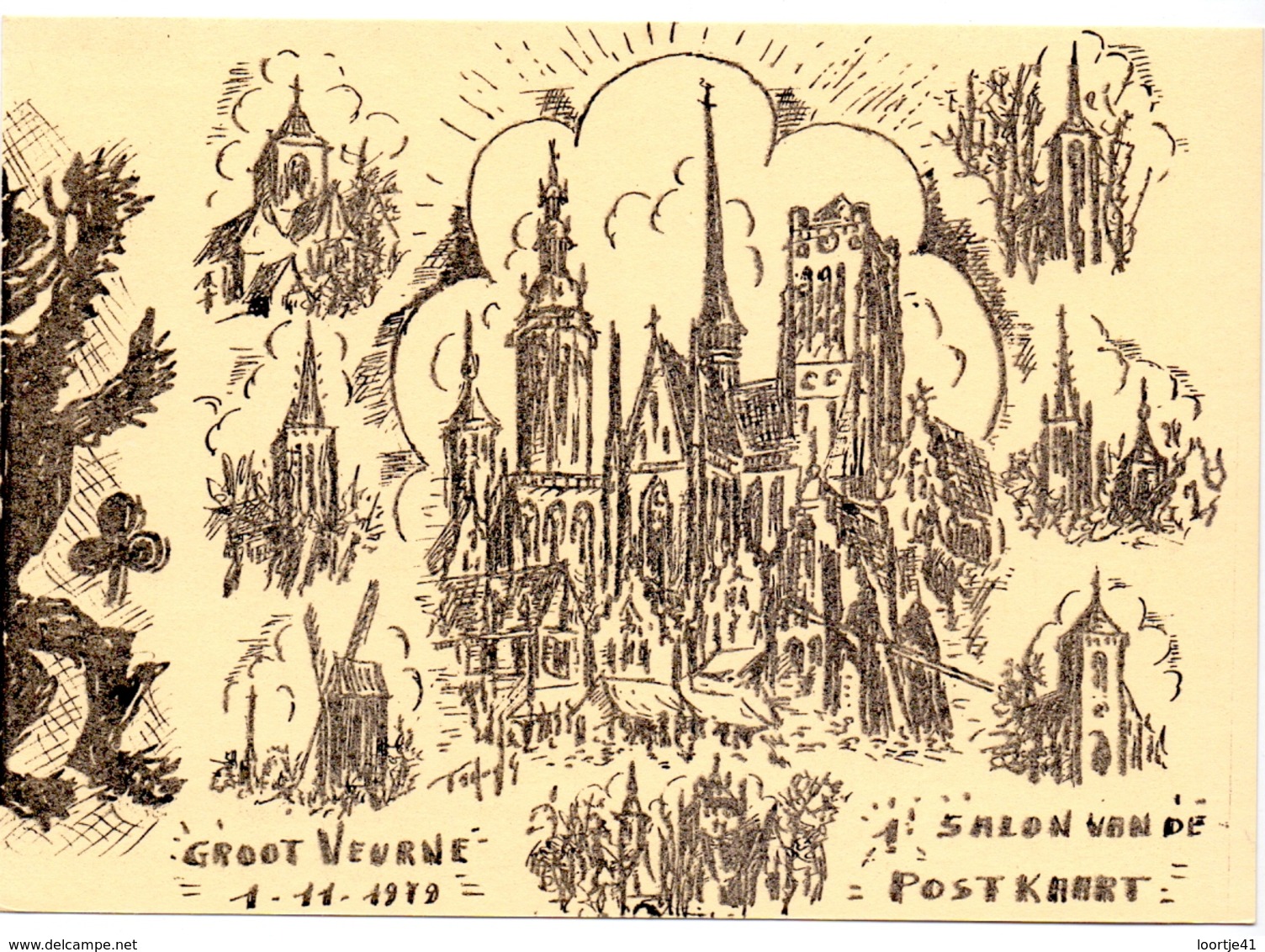 PK - 1° Salon Van De Postkaart - Groot Veurne 1979 - Autres & Non Classés