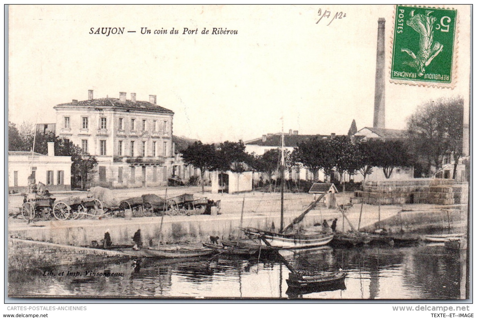 17 SAUJON - Un Coin Du Port De Riberou - Saujon