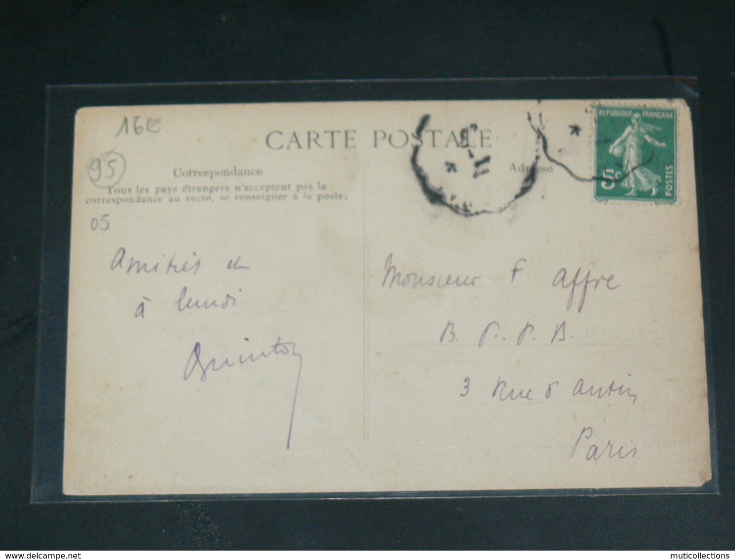 PISCOP / ARDT Sarcelles 1910 /  VUE   RUE     ....   / CIRC /  EDITION - Pontcelles