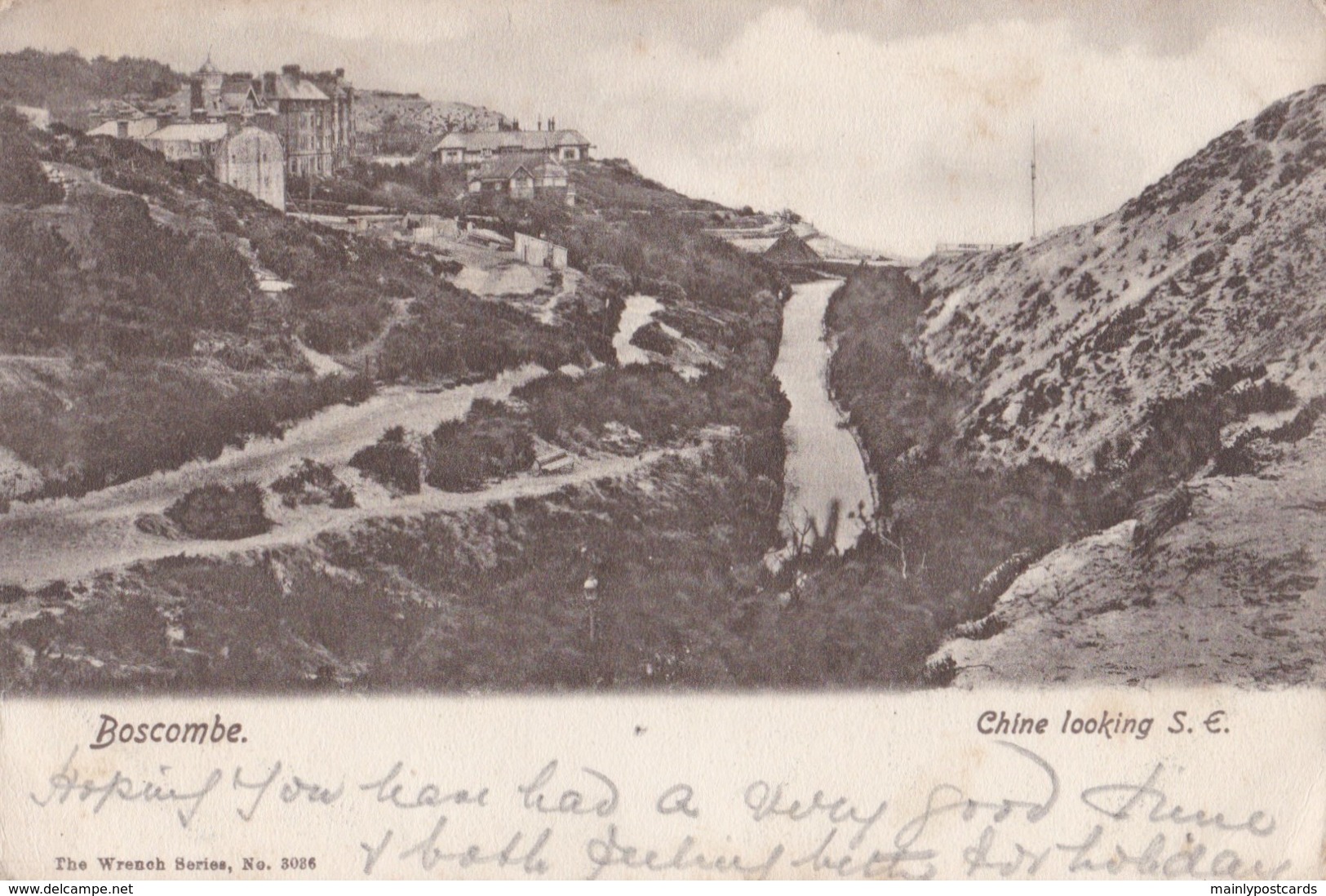 AO76 Boscombe, Chine Looking S.E. - 1904 Postcard - Other & Unclassified