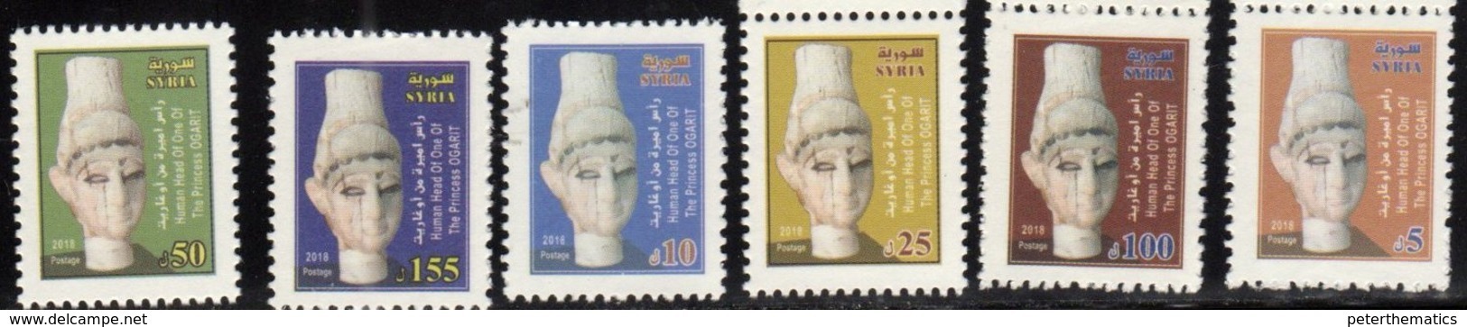 ARCHAEOLOGY, 2018, MNH, THE PRINCESS OF OGARIT, 6v - Archaeology