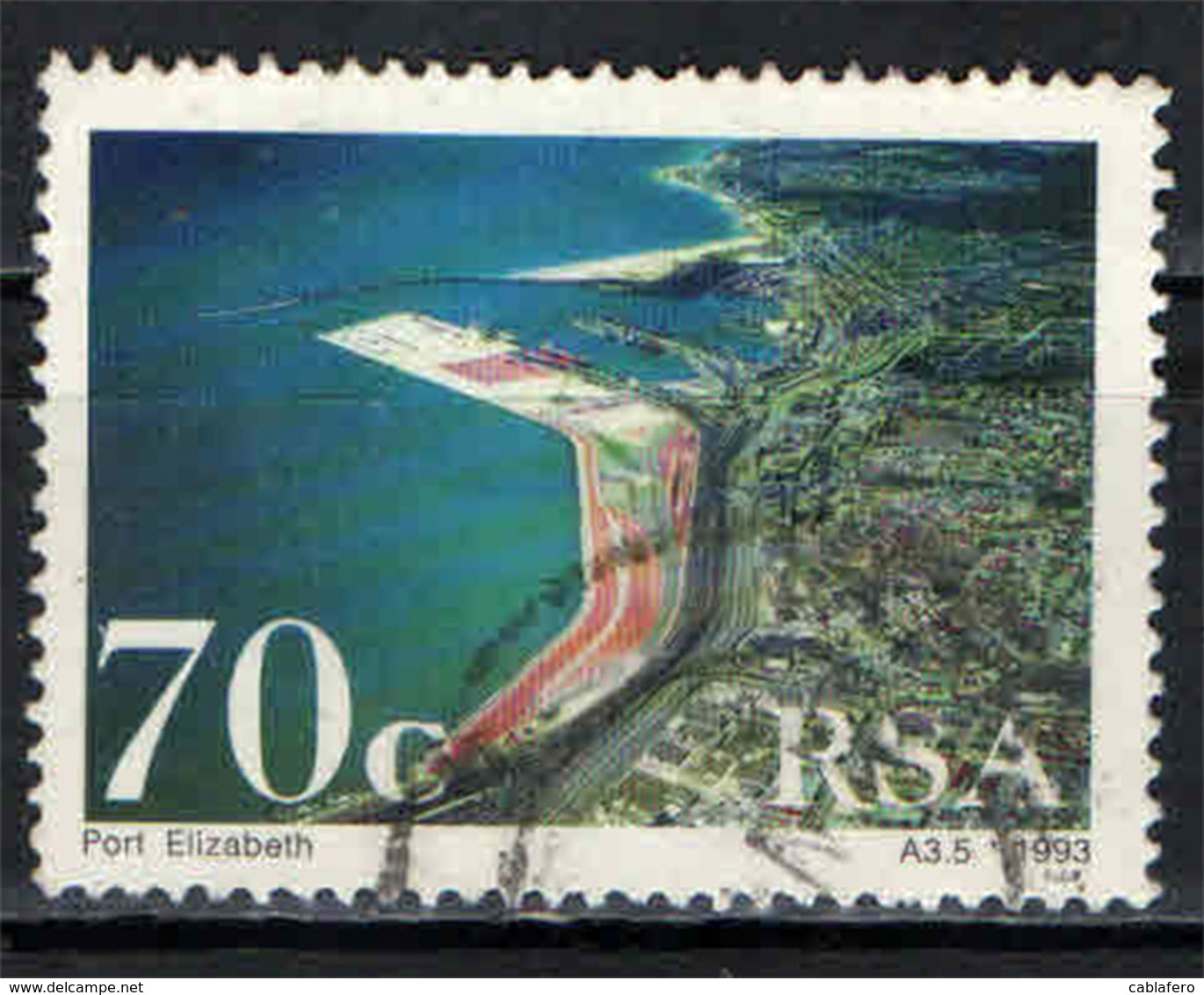 SUD AFRICA - 1993 - PORT ELIZABETH - USATO - Oblitérés