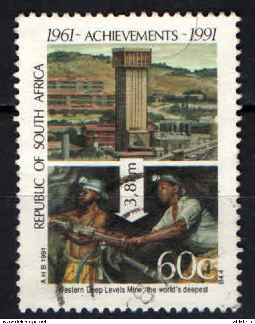 SUD AFRICA - 1991 - 30° ANNIVERSARIO DELLA REPUBBLICA DEL SUDAFRICA - USATO - Usati