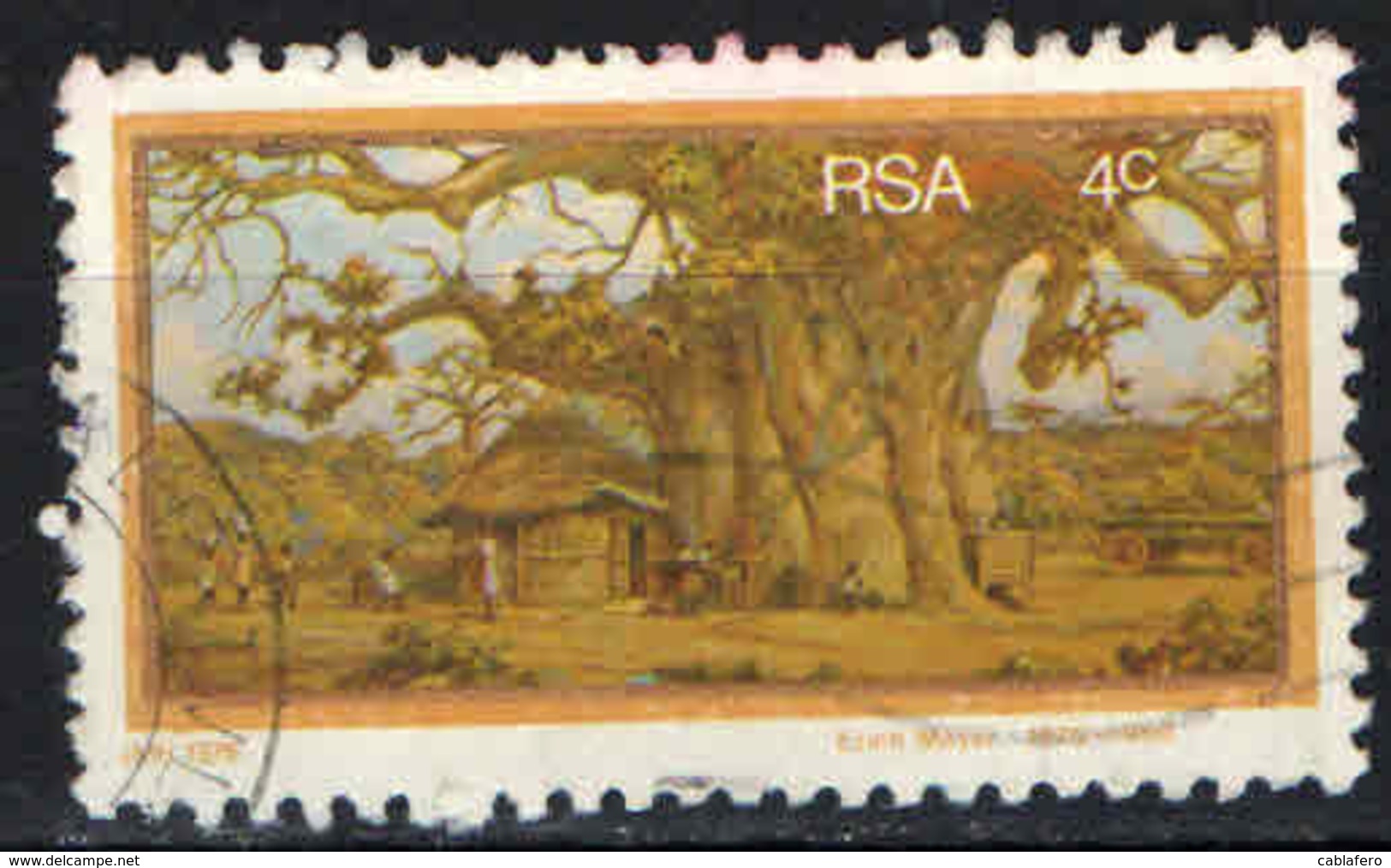 SUD AFRICA - 1976 - Painting By Erich Mayer  - USATO - Usati