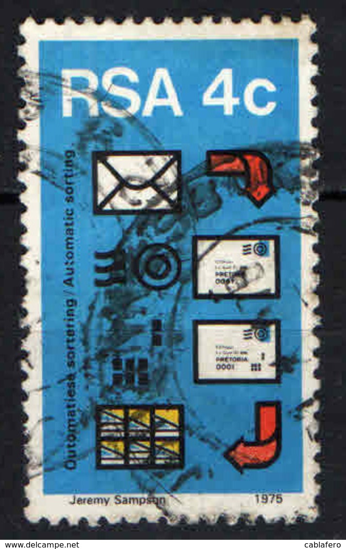 SUD AFRICA - 1975 - AUTOMAZIONE POSTALE - USATO - Usati