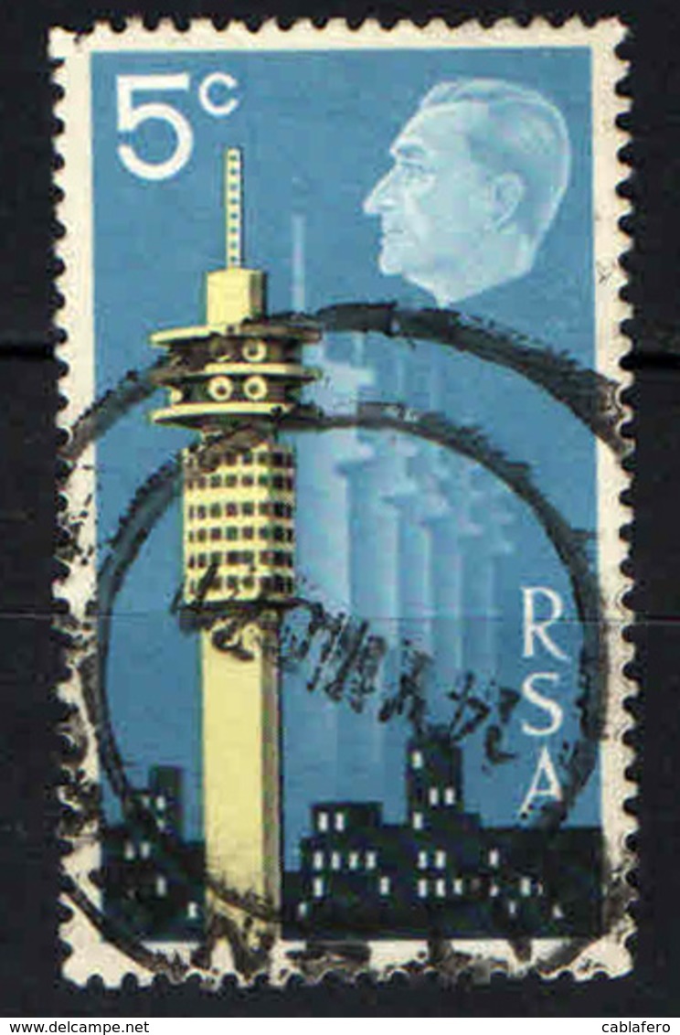 SUD AFRICA - 1971 - STRIJDOM TOWER - USATO - Usati