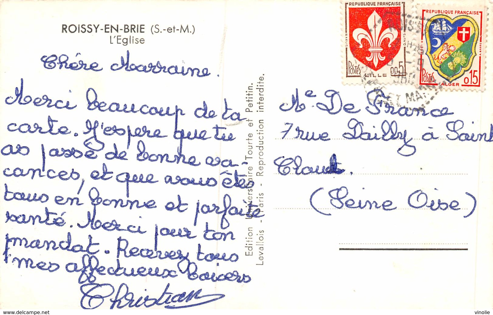 PIE.T.19-6840 : ROISSY EN BRIE. EGLISE. - Roissy En Brie