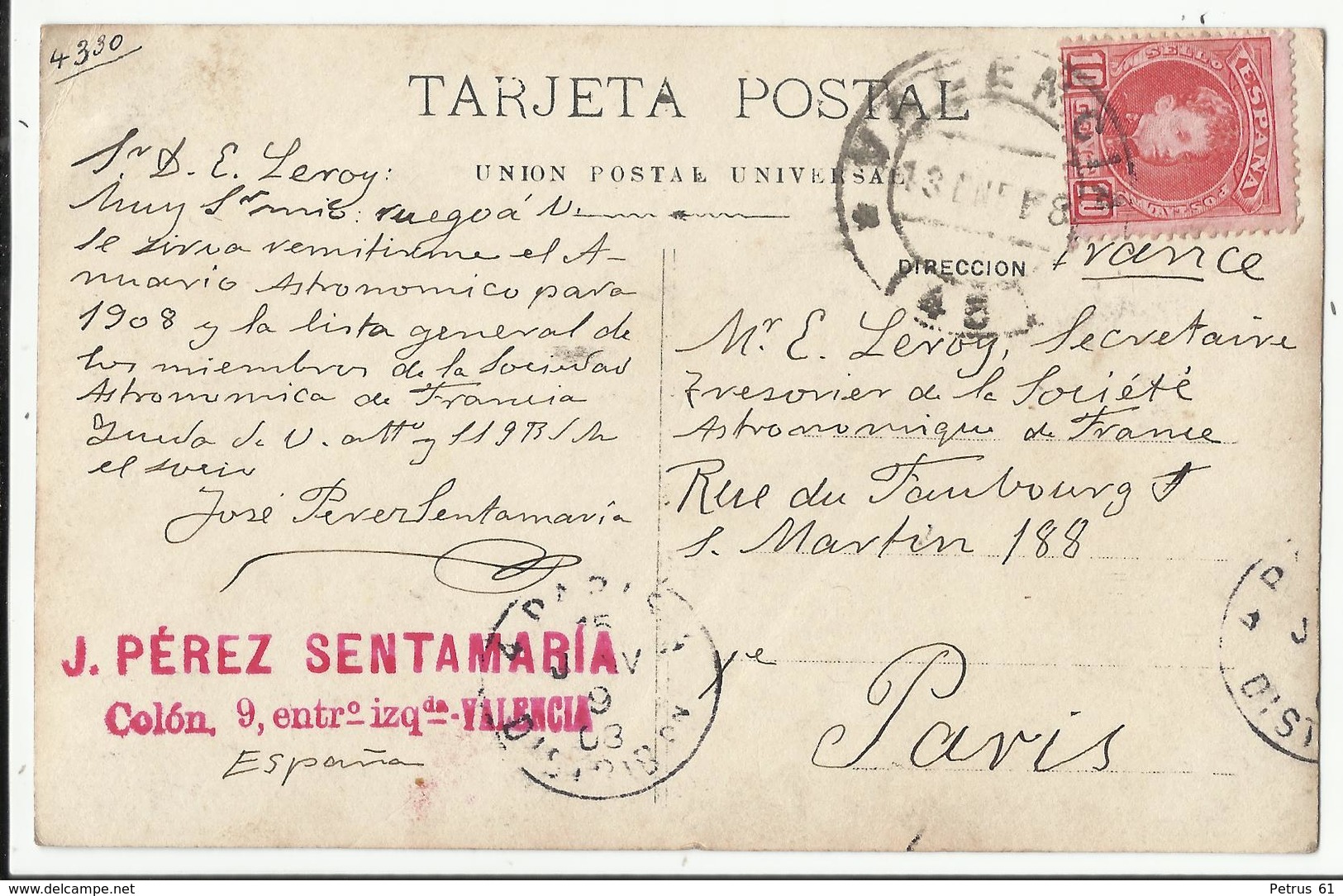 Carte Postale Fantaisie Représentation Monnaie - Cien PESETAS - EL BANCO DE ESPANA - 1908 - Monnaies (représentations)