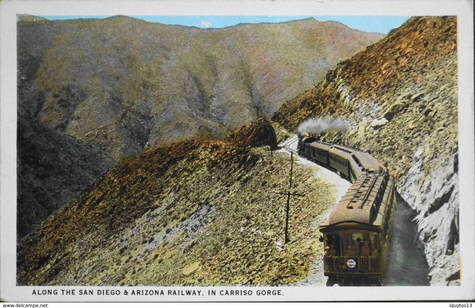 CPA. - Amérique > Etats-Unis > Thèmes US - San Diego & Arizona Railway était Une Compagnie De Chemin De Fer Américaine - Autres & Non Classés