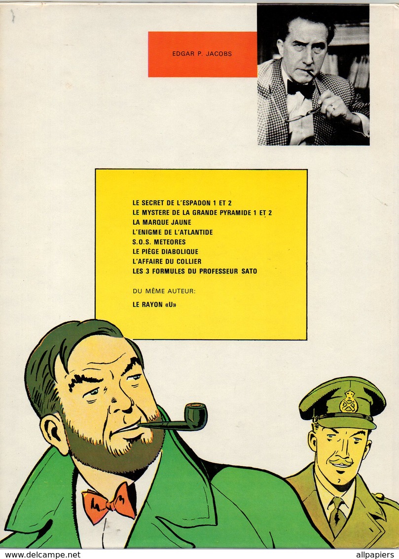 Les Aventures De Blake Et Mortimer Le Secret De L'espadon Tome 2 par Edgar.P. Jacobs - Dargaud éditeur De 1970 - Blake Et Mortimer