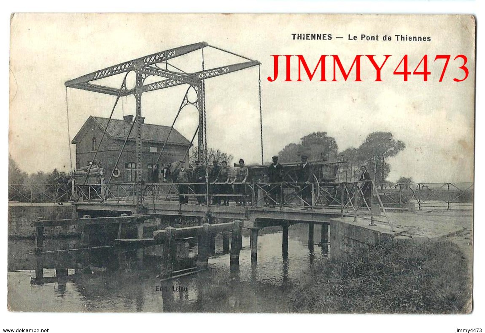 CPA - Le Pont De Thiennes - THIENNES ( Canton De Hazebrouck - Arr. De Dunkerque ) 59 Nord -  Edit. Leleu - Hazebrouck