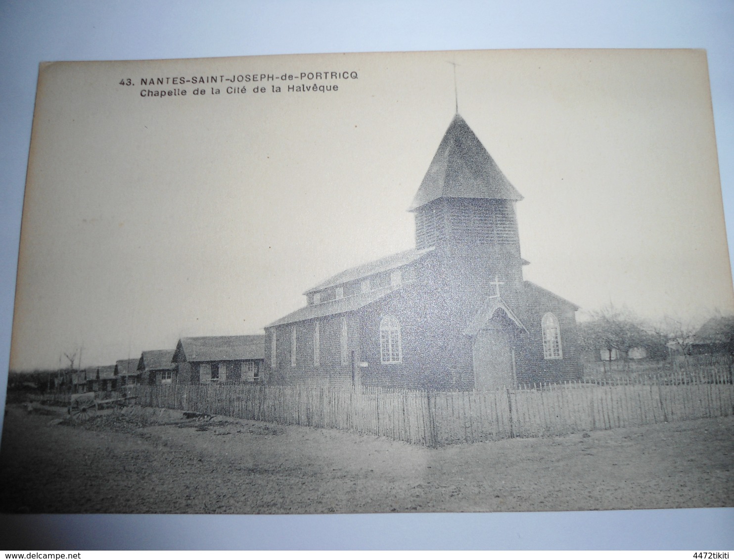 C.P.A.- Nantes (44) - Saint Joseph De Portricq - Chapelle De La Cité De La Halvêque - 1915 - SUP (BU 37) - Nantes