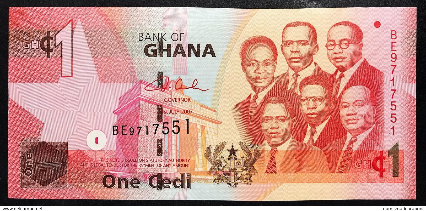 GHANA 1 CEDI 2007 Fds Unc  LOTTO 2621 - Ghana