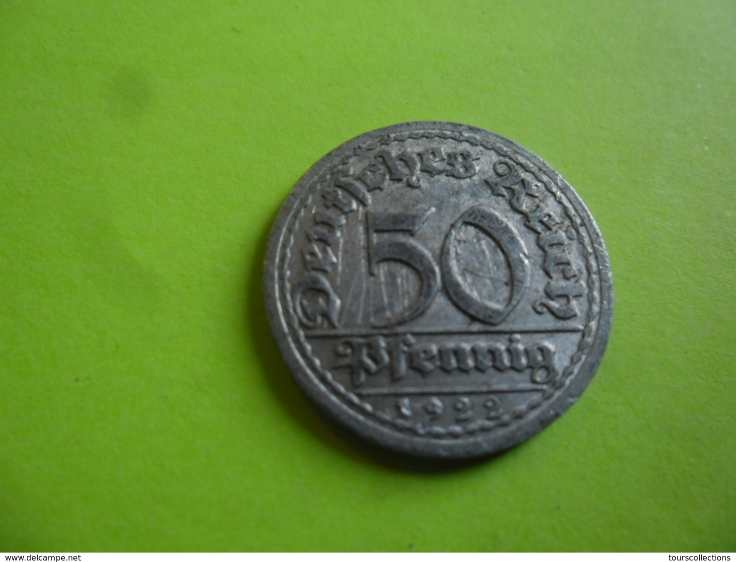 ALLEMAGNE République De Weimar - 50 Pfennig 1922 G - Gerbe De Blé - 50 Rentenpfennig & 50 Reichspfennig