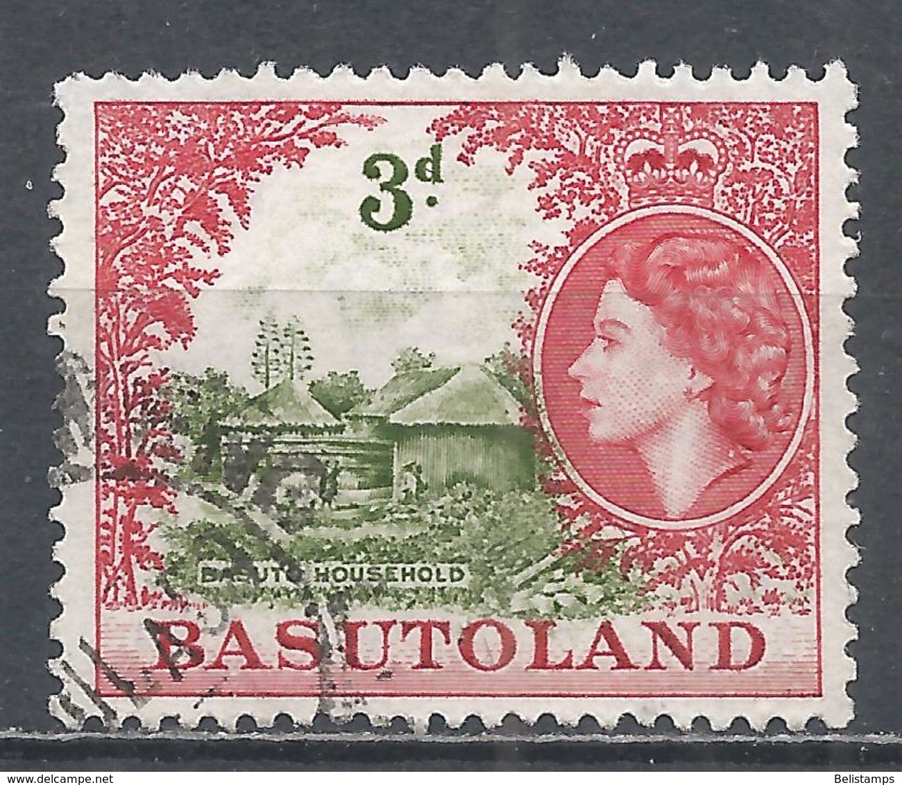 Basutoland 1954. Scott #49 (U) Basuto Household * - 1933-1964 Colonia Britannica