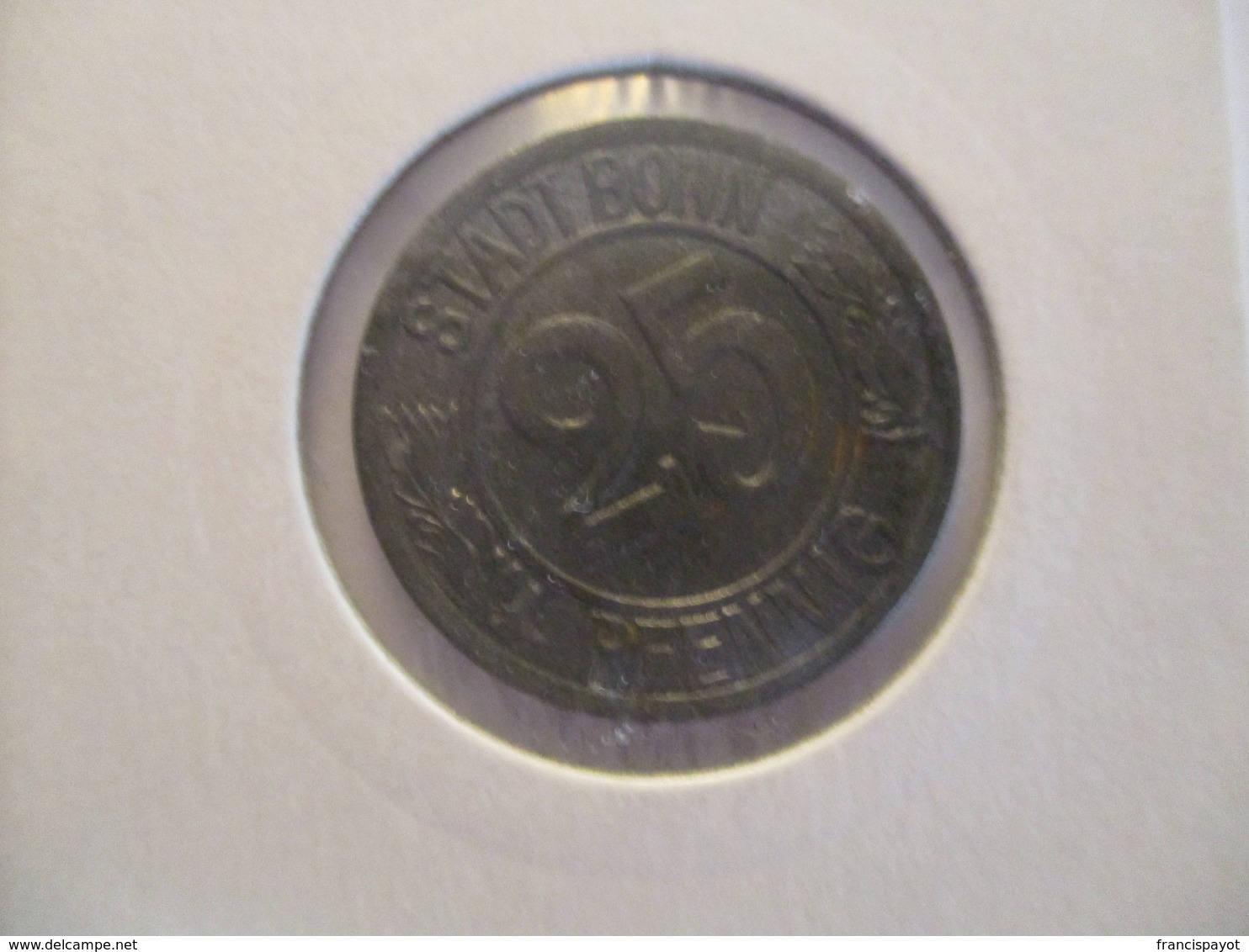 Germany: 25 Pfennig 1920 Stadt Bonn - Monétaires/De Nécessité